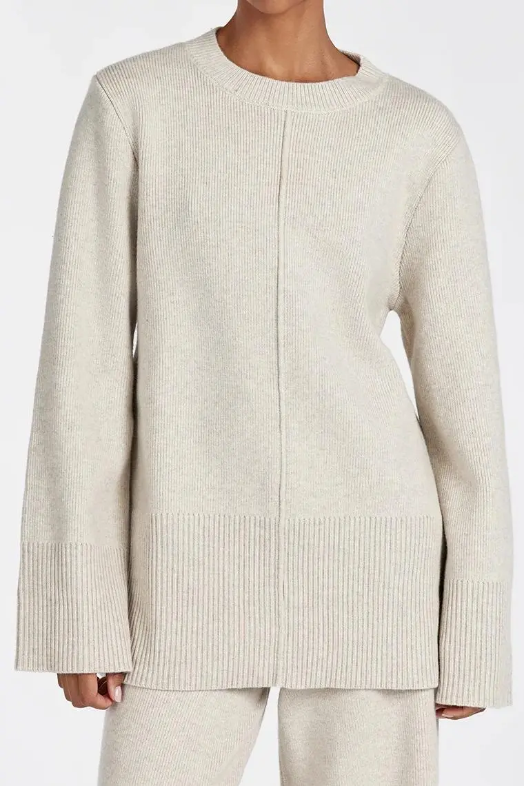 SOLID KNIT JUMPER