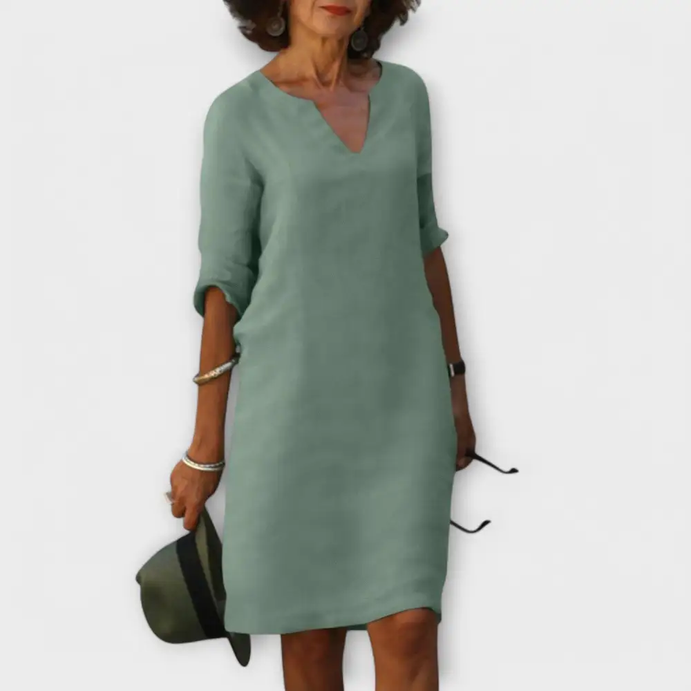 V-Neck Everyday Casual Dress