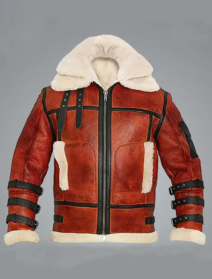 Heritage Aviator Bomber Flight Shearling Jacket