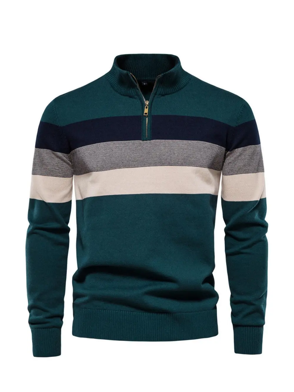 Classic Long Sleeve Everyday Quarter Zip Sweater