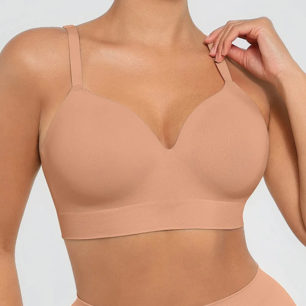 Seamless Wireless Support Bra