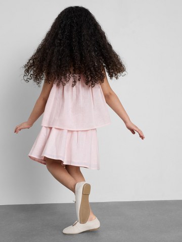 1.5-12yrs | The Edit Linen Mix Floral Appliqué Top and Skirt Set detail 1