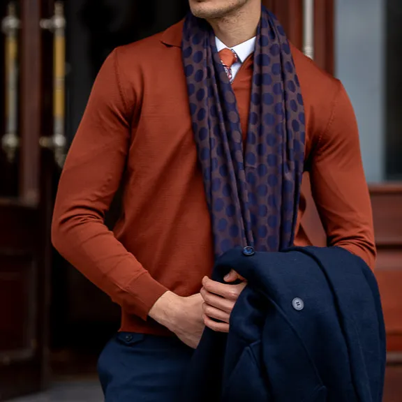 Long Sleeve Crew Neck Slim Fit Knit Sweater