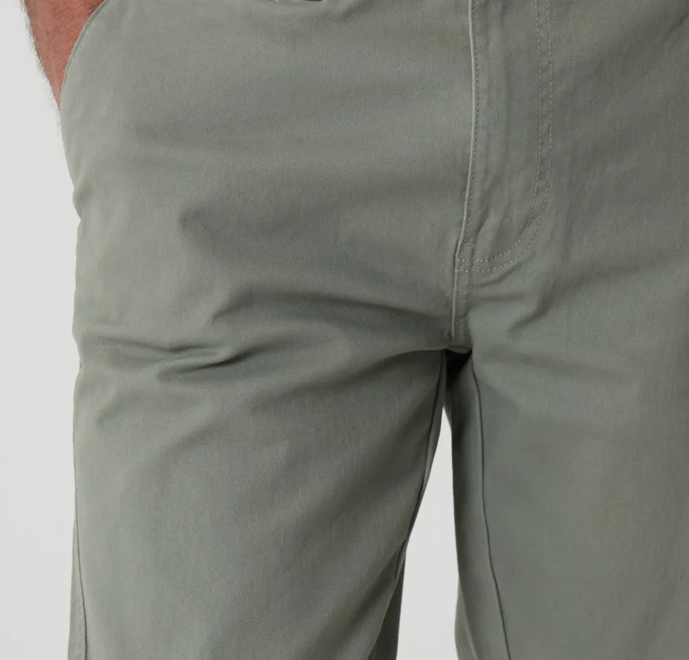 Men's Sage Green Slim-Fit Chino Pants