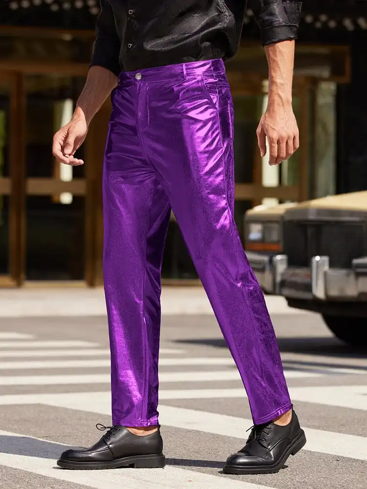 Metallic Shiny Party Pants