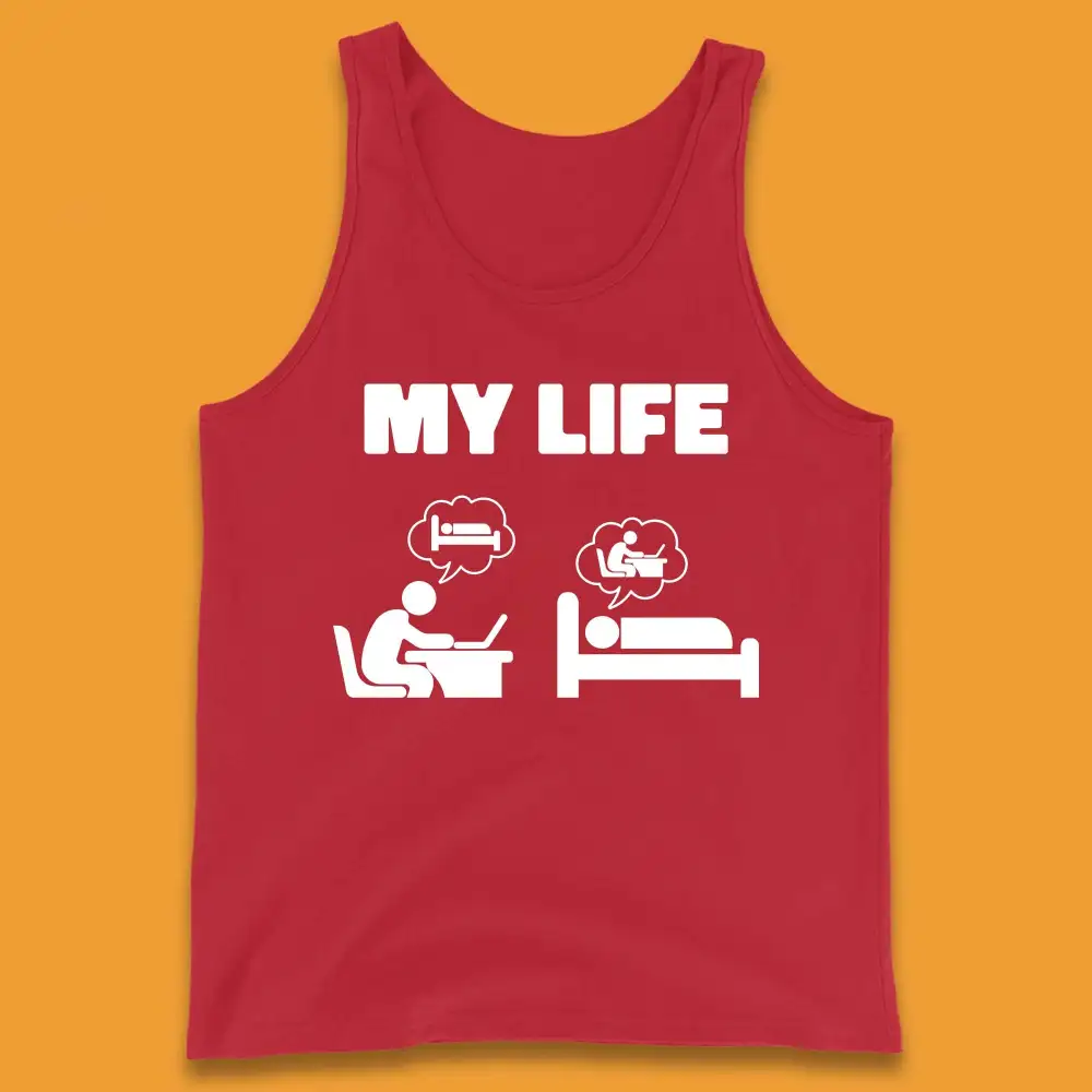 Laidback Casual Print Graphic Tank Top
