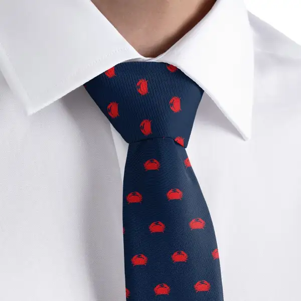 Refined Animal Motif Detail Necktie