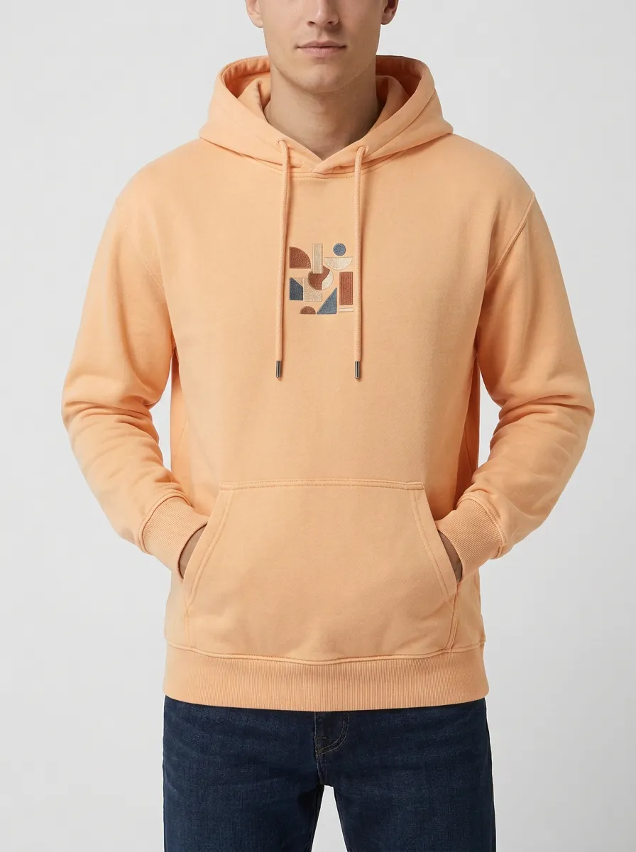 Men's Everyday Minimalist Geometric Abstract Print Hoodie