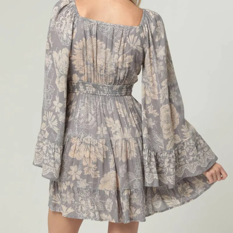 Smocked Waist Smocked Women's Mini Dress