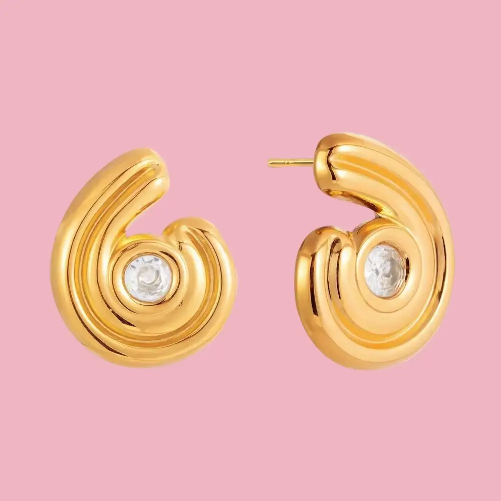 Spiral Shell Earrings