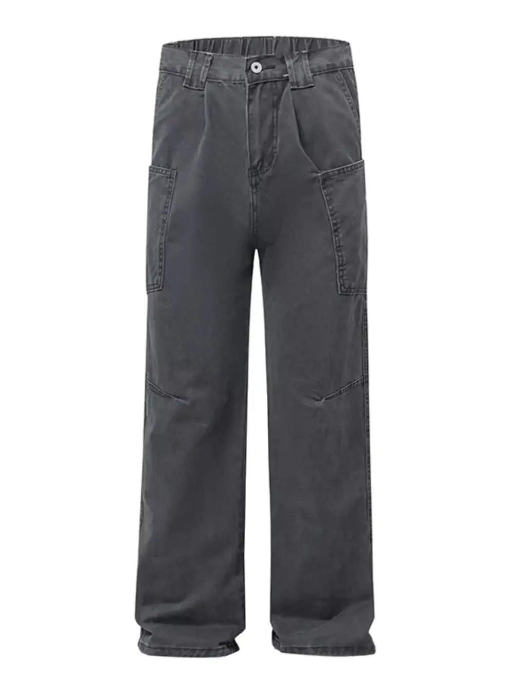 Everyday Wide Leg Cargo Jeans