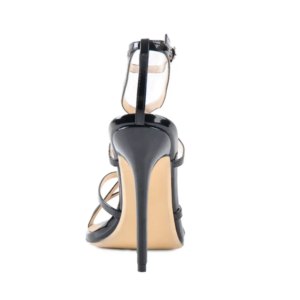 Gladiator Ankle Strap Pointed High Heel Sandals