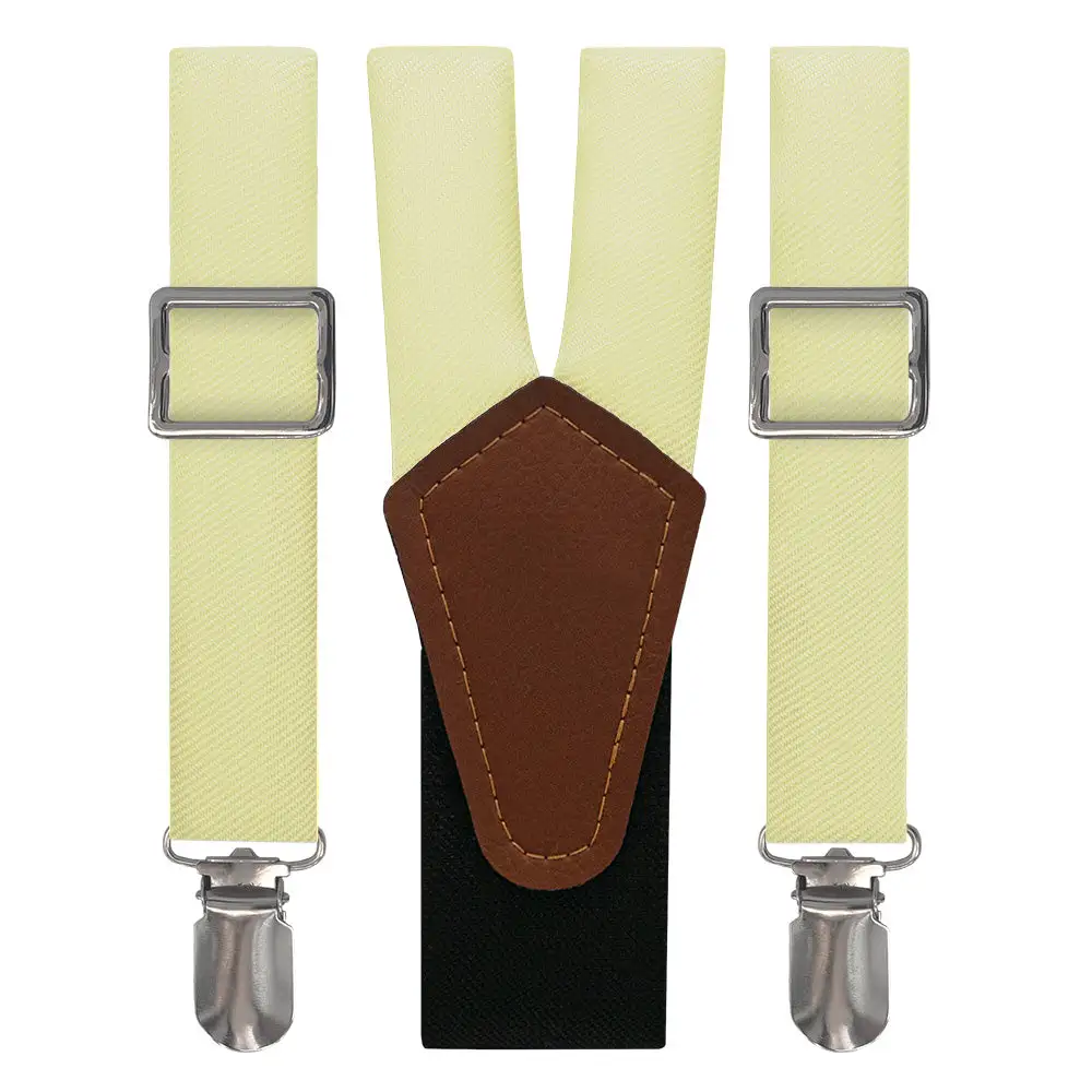 Bold Balanced Solid Tone Suspenders