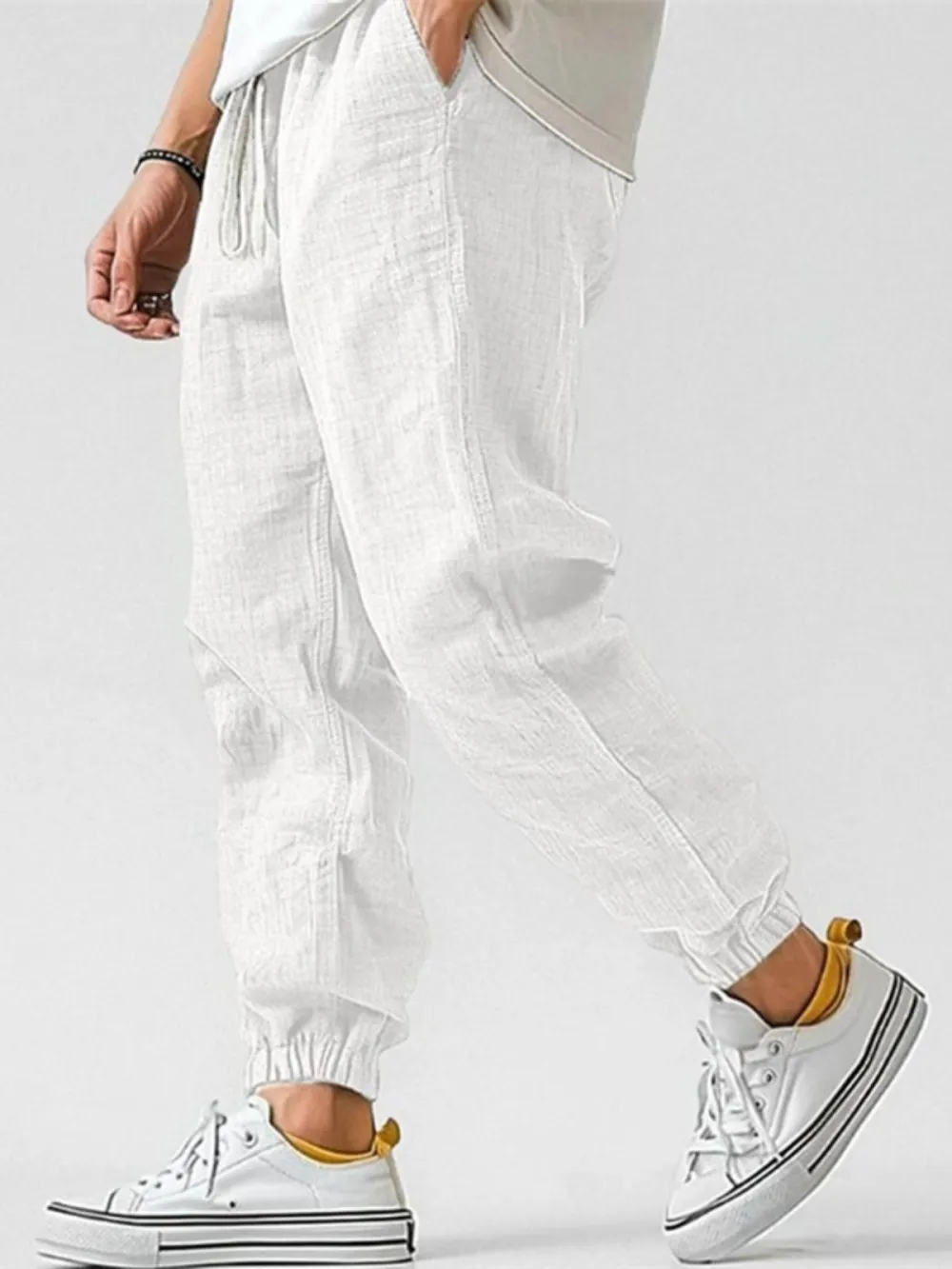 Roomy Cotton Linen Pants