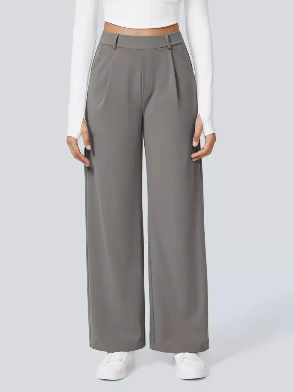Wide Leg Pocketed Everyday Pants