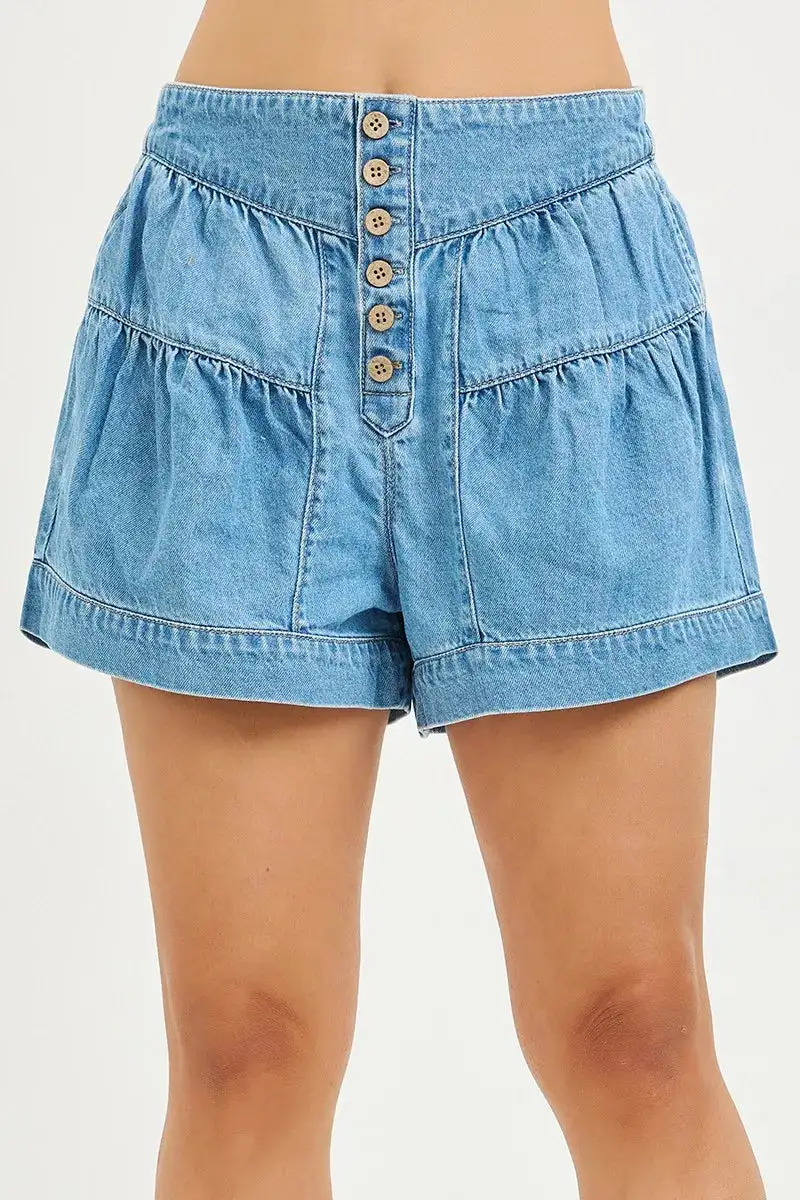 Elastic Waist Shorts