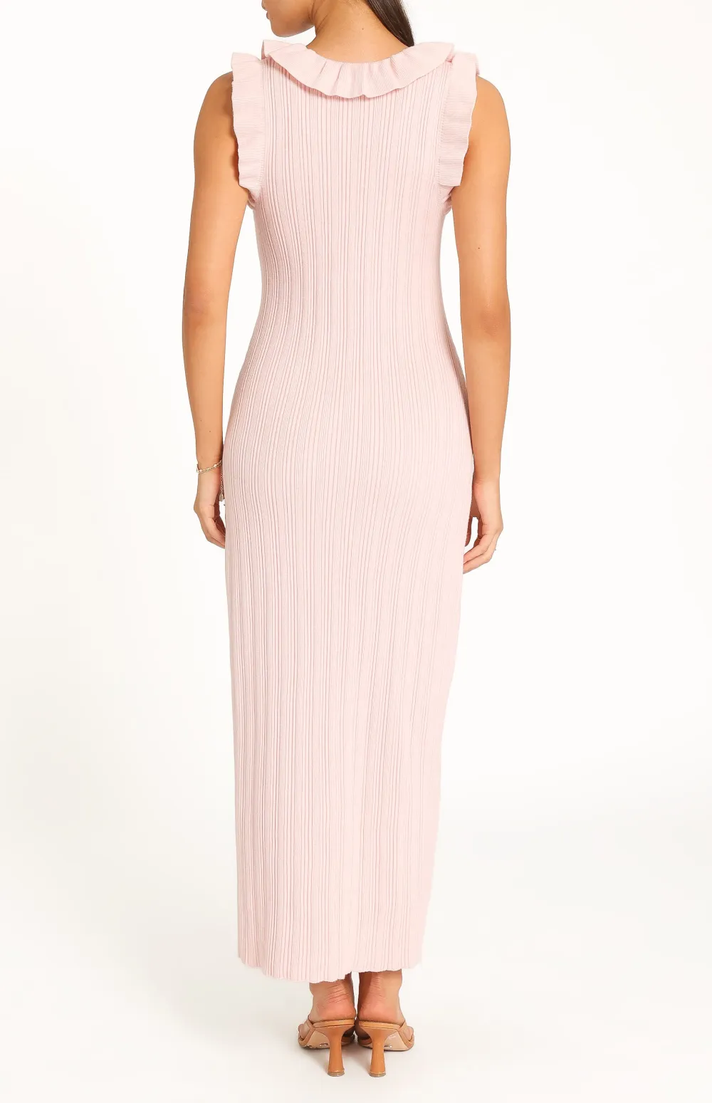 Bodycon Collared Maxi Dress