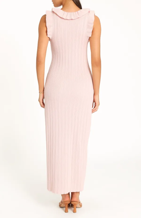Bodycon Collared Maxi Dress