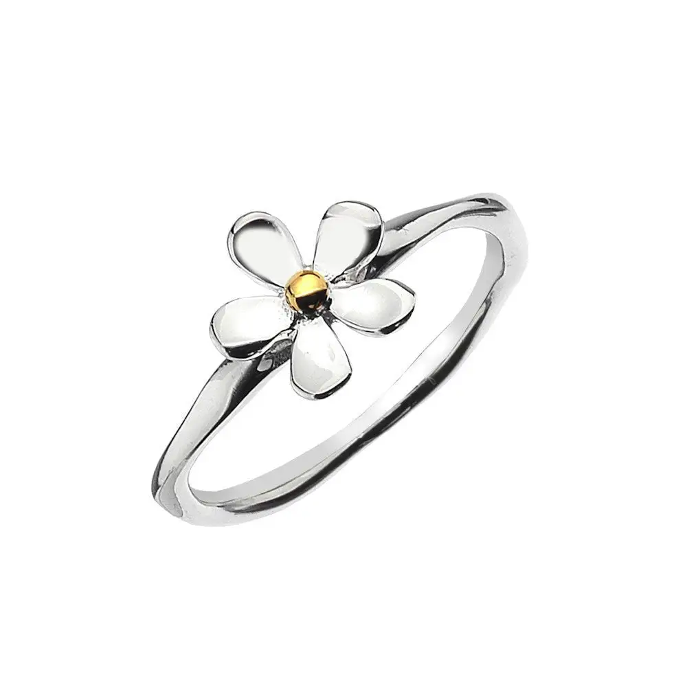 Daisy Wide Dainty Ring