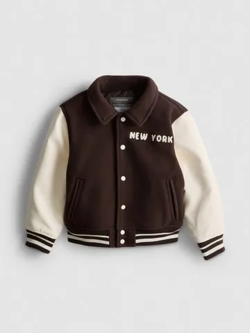 1-9yrs | Collared Varsity Jacket