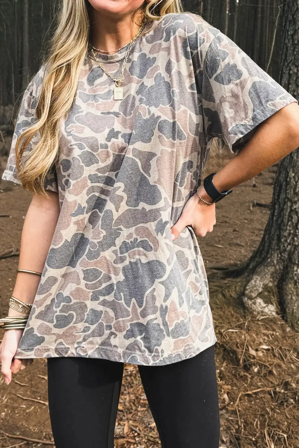 Camo Casual T Shirt