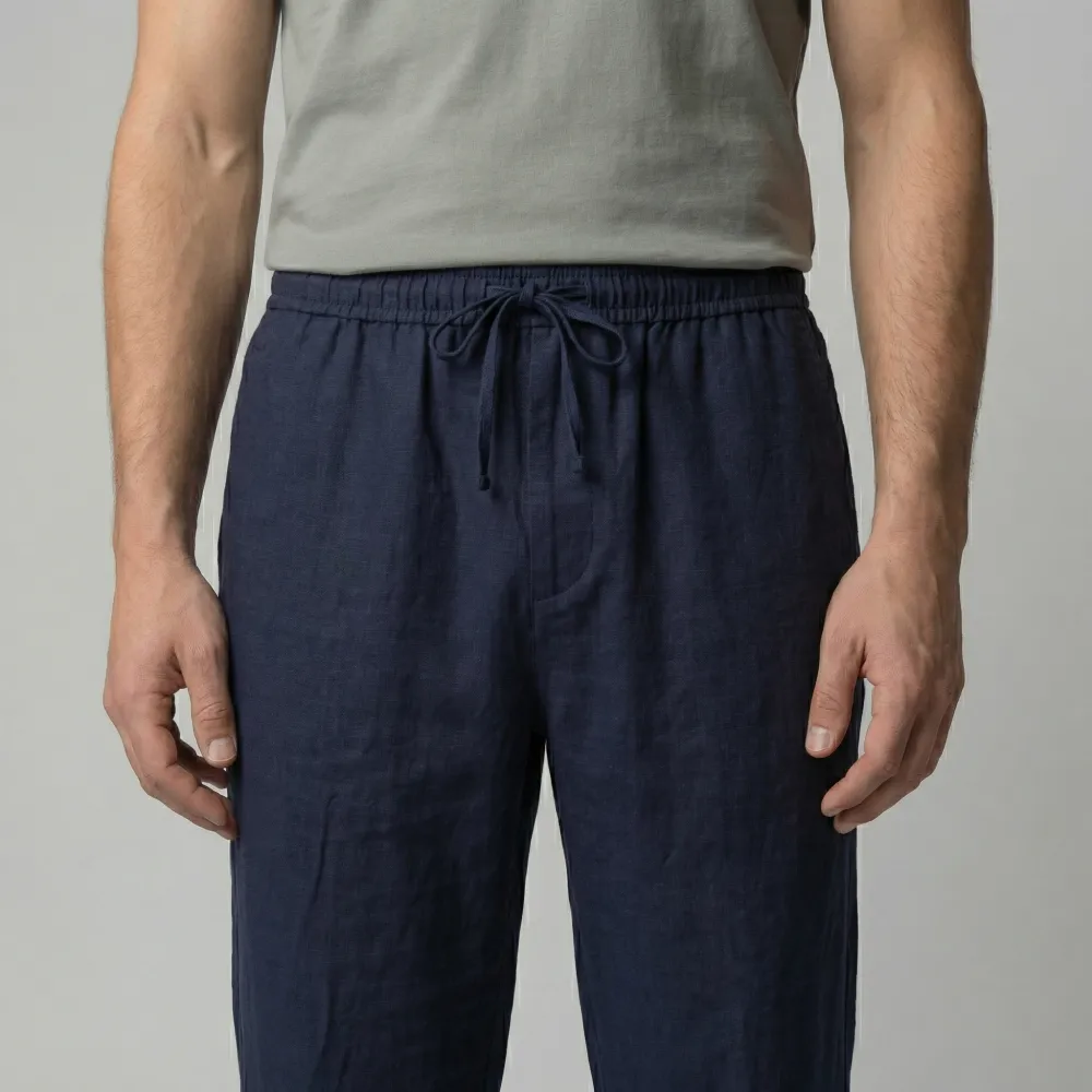Lightweight Linen Slim Fit Pants