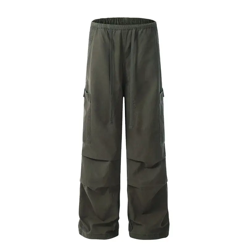 Women's Drawstring Parachute Cargo Pants