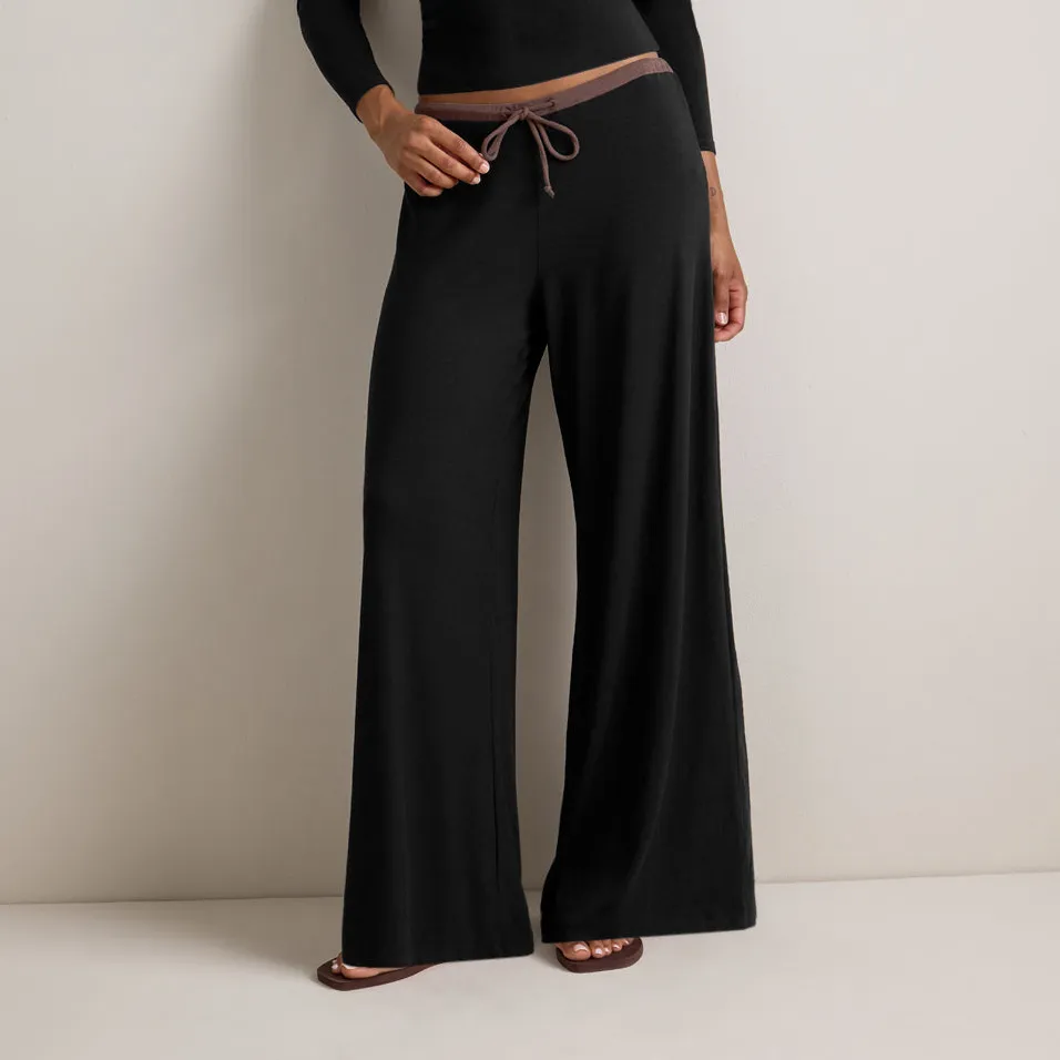 Ribbed Drawstring Lounge Trousers