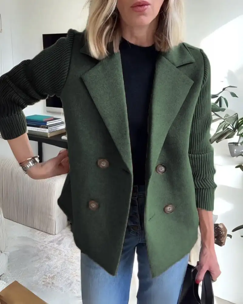 Textured Casual Blazer