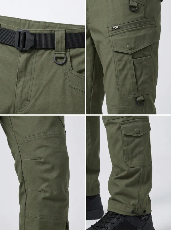 Men's Field Tactical Outdoor Multi-Pocket Olive Green Cargo Pants