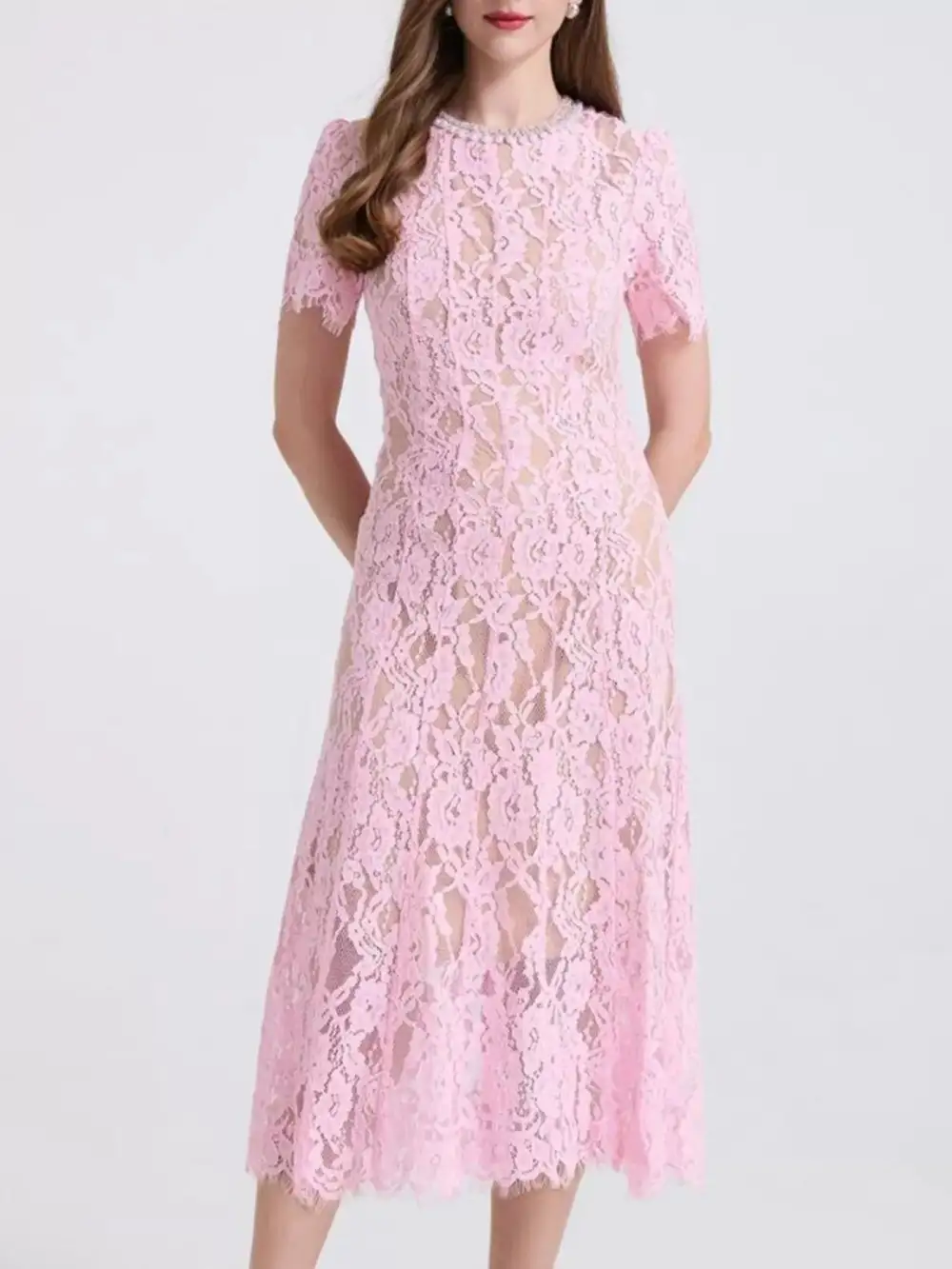 Lace Midi Dress