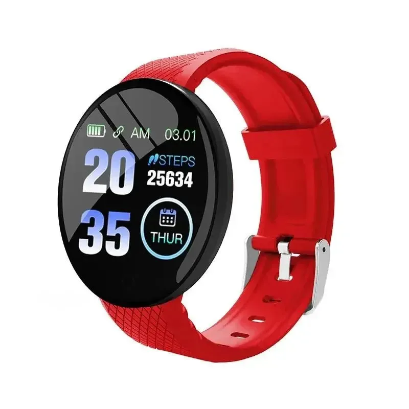 D18 Smartwatch for iOS & Android | Health Monitor | Notifications