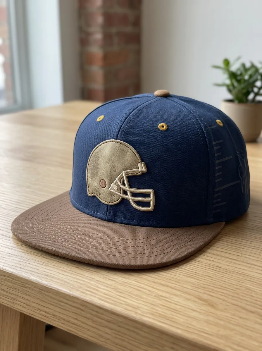 Men's Arena American Football Fan Helmet Embroidered Snapback Cap