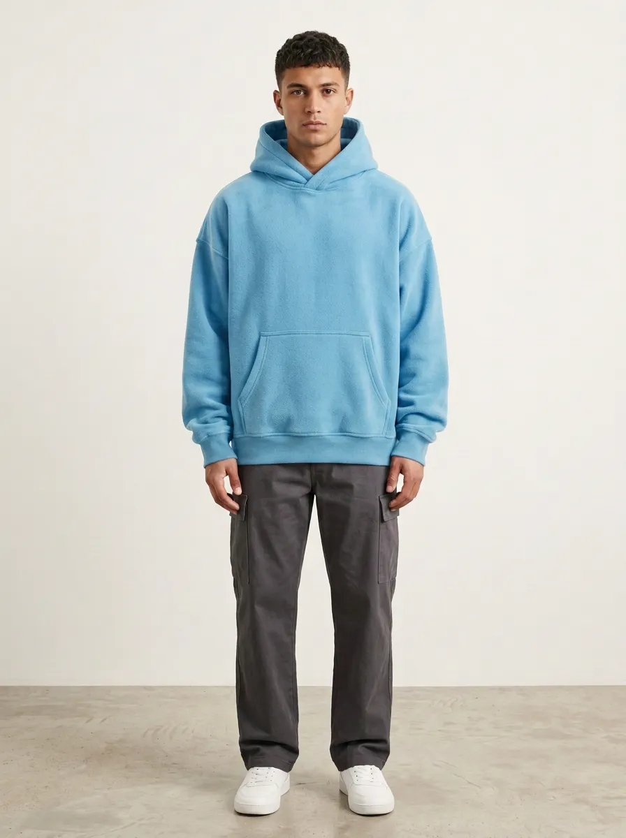 Unisex Simple Layer Hooded Sweatshirt