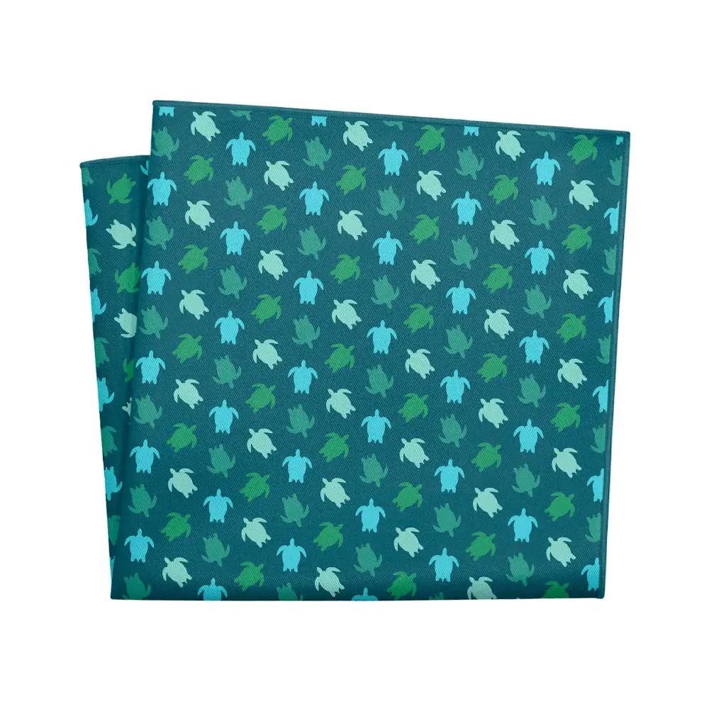 Sophisticated Coordinated Animal Motif Nautical Pocket Square