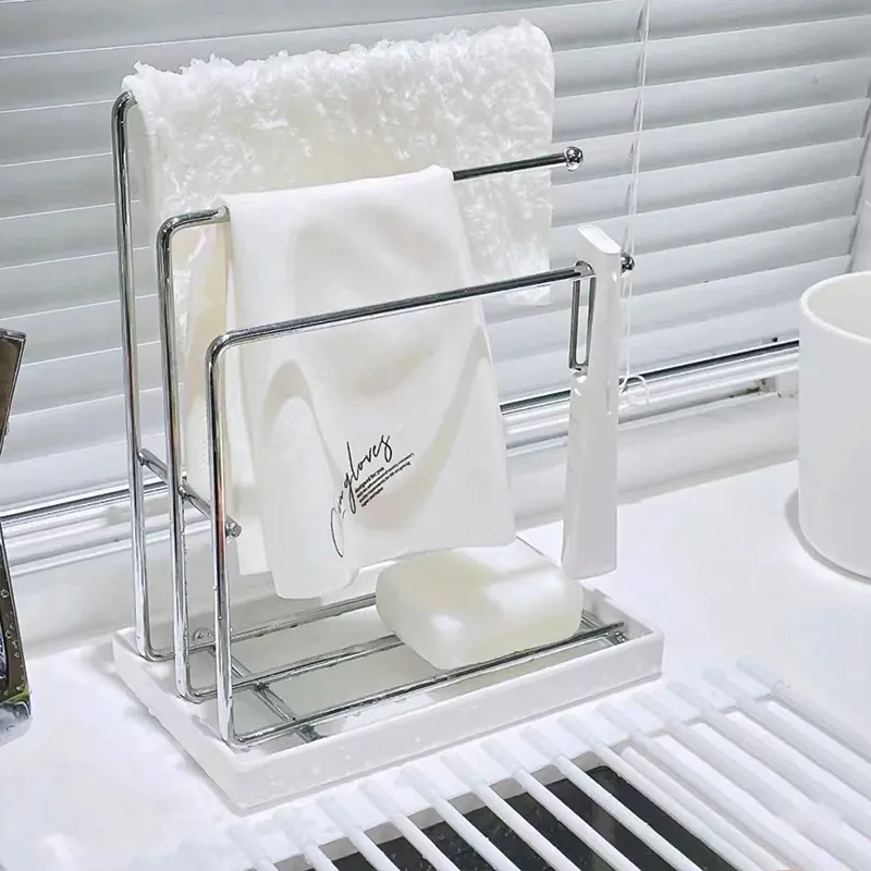 Kitchen Sponge & Dish Cloth Holder