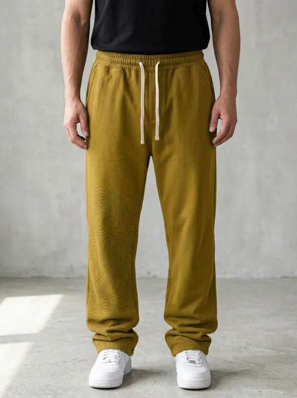 Relaxed Sweatpants Topographic Men's Sweatpants