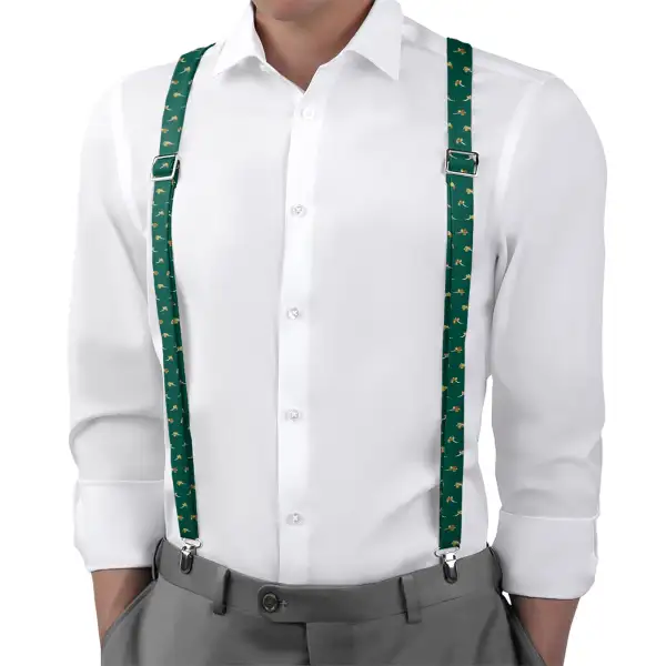 Billiards Theme Suspenders
