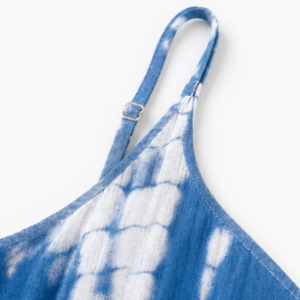 Wide Leg Tie Dye Jumpsuit