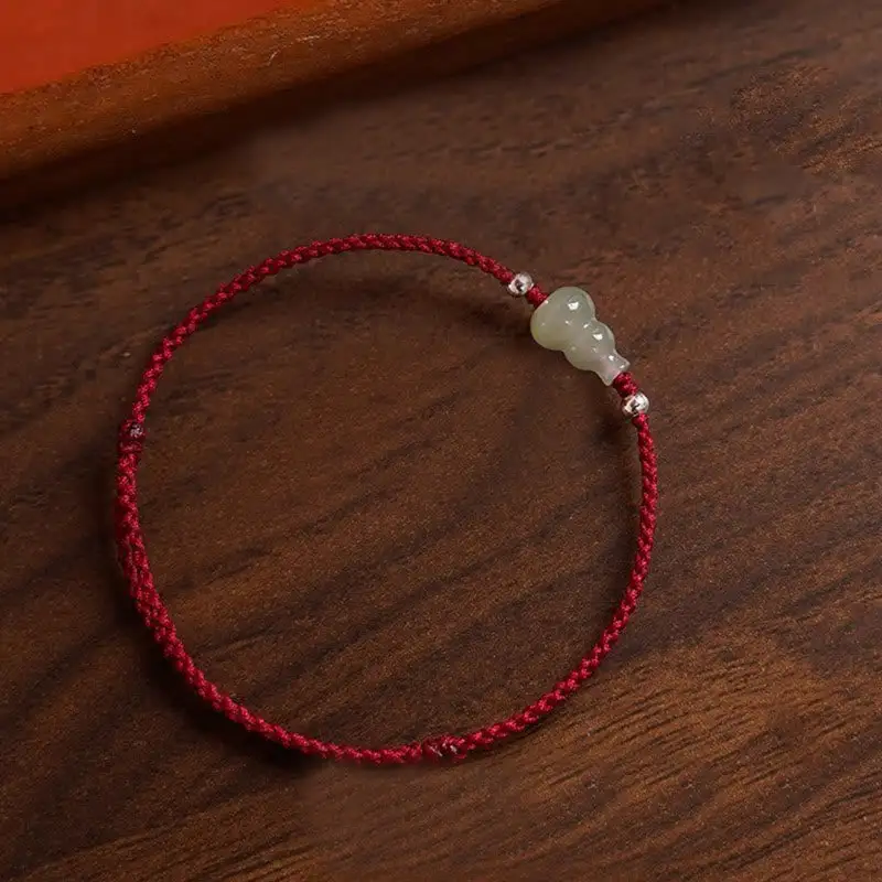 Gourd Jade String Bracelet Anklet