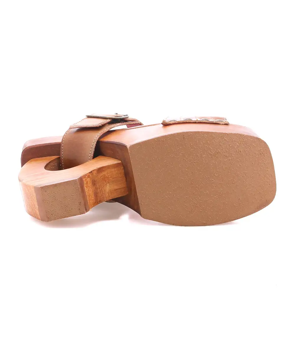 Peep-Toe Buckled Statement Heels
