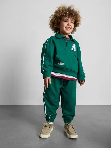 1-9yrs | Polo Sweatshirt and Joggers Set
