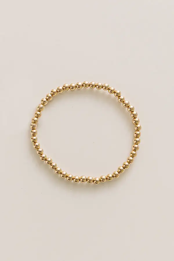 Beaded Minimal Stretch Bracelet