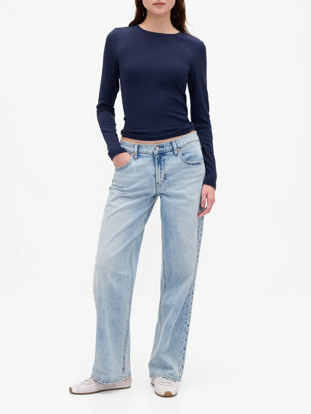 Elastic Long Sleeved T-Shirt