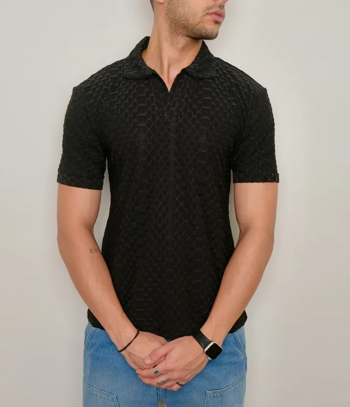 Jacquard Polo Shirt