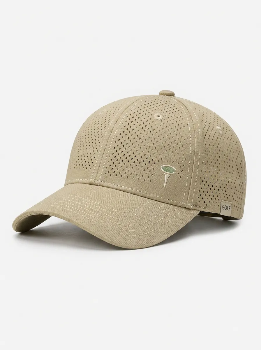 Unisex Golf Lover Golf Tee Embroidered Mesh Cap