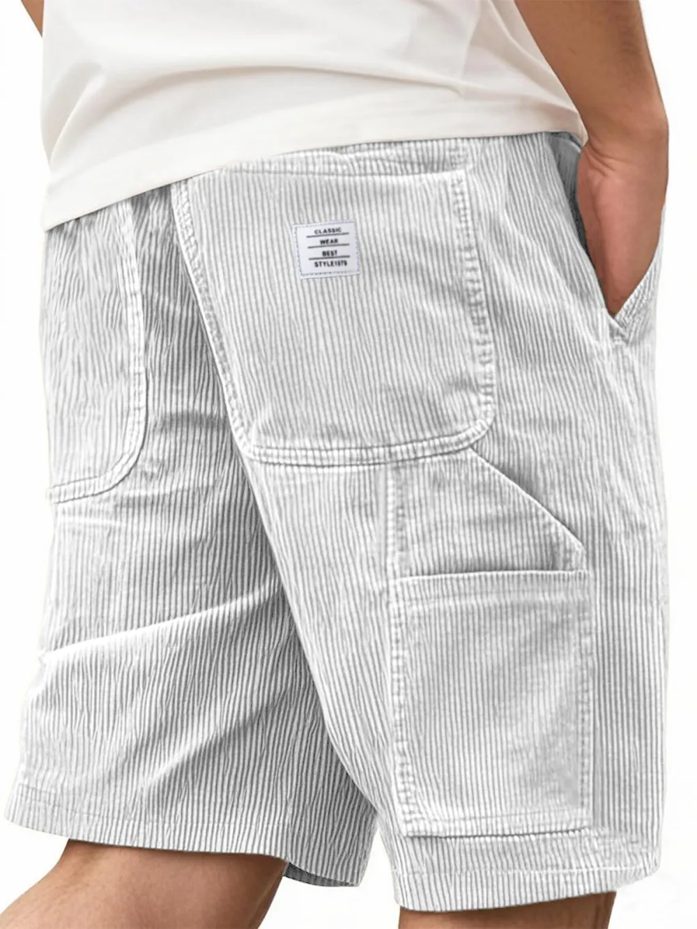 Corduroy Utility Pocket Shorts