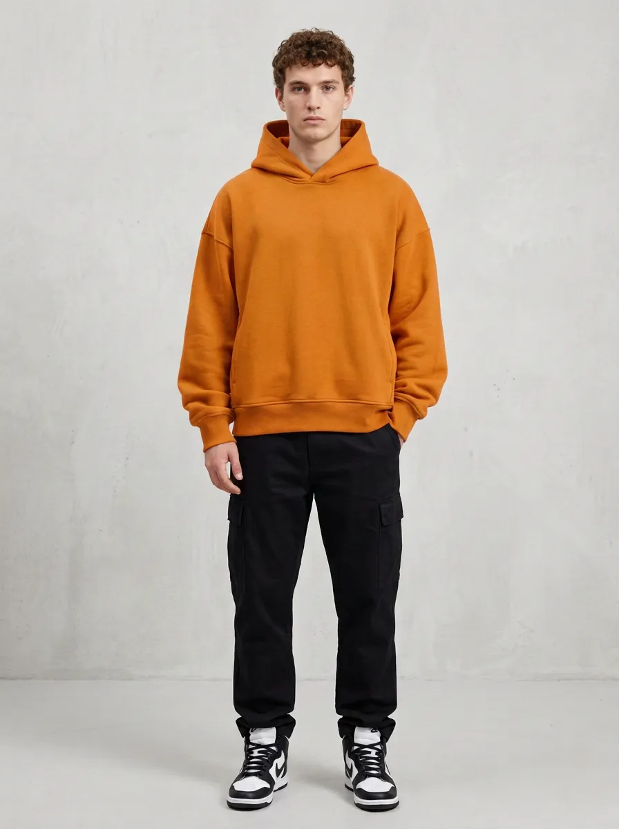 Active Everyday Plain Unisex Casual Hoodie