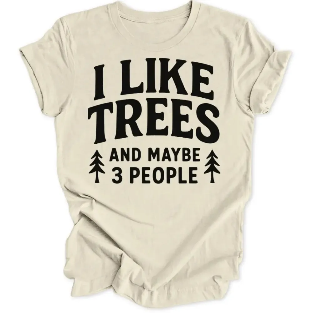 Trees 3 People Unisex T-Shirt