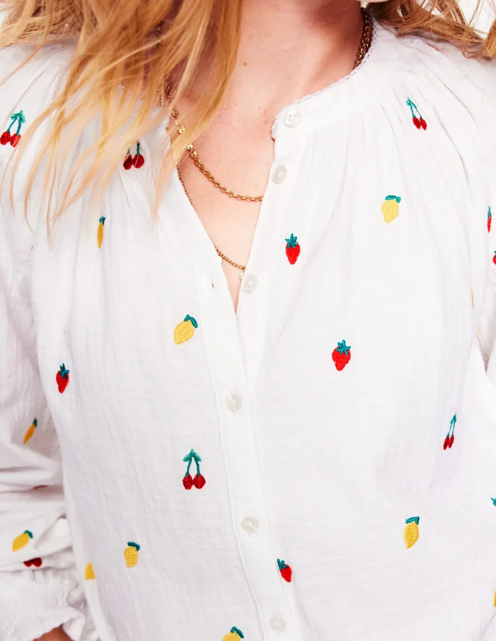 Evie Double Cloth Top